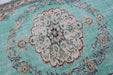 Vintage Hand-Knotted Turkish Rug 168x257 cm Unique Design