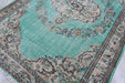 Vintage Hand-Knotted Turkish Rug 168x257 cm Unique Design
