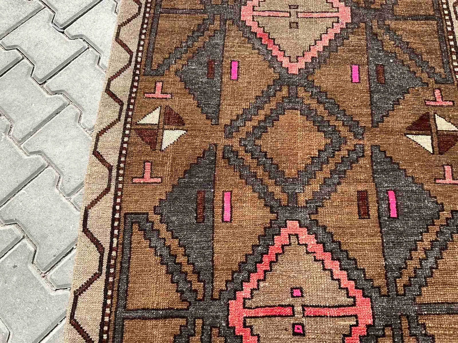 Vintage Hand Knotted Turkish Rug 169cm x 92cm