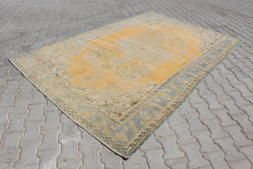 Vintage Hand-Knotted Turkish Rug 185 cm x 270 cm #445