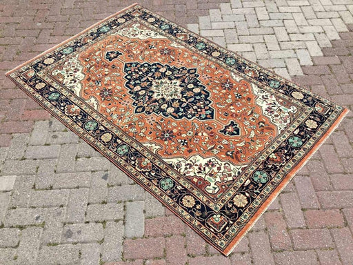 Vintage Hand Knotted Turkish Rug 198cm x 129cm