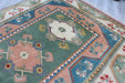 Vintage Hand-Knotted Turkish Rug 202x294 cm Unique Design