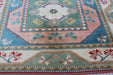 Vintage Hand-Knotted Turkish Rug 202x294 cm Unique Design