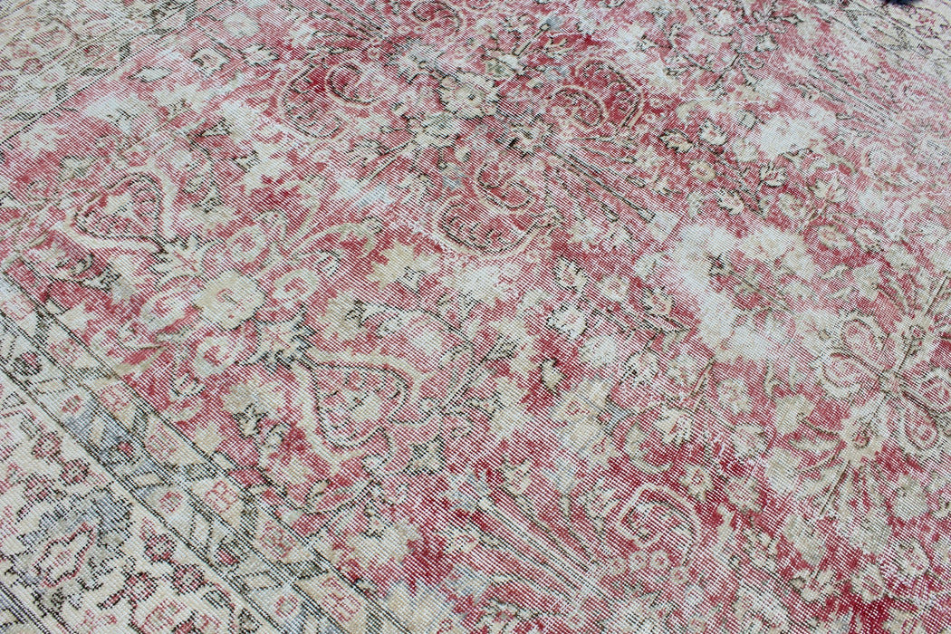 Vintage Hand-Knotted Turkish Rug 203cm x 301cm