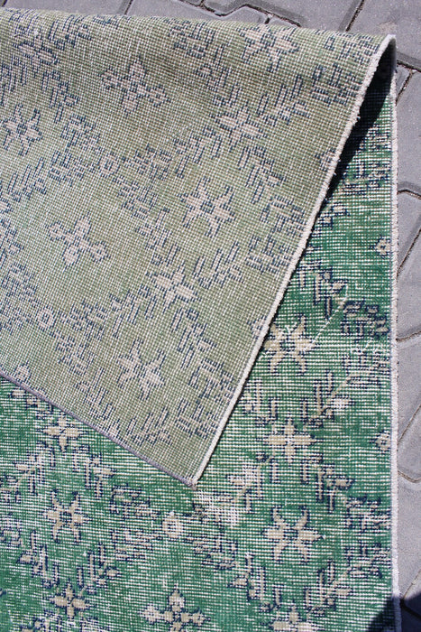 Vintage Hand-Knotted Turkish Rug 205cm x 254cm