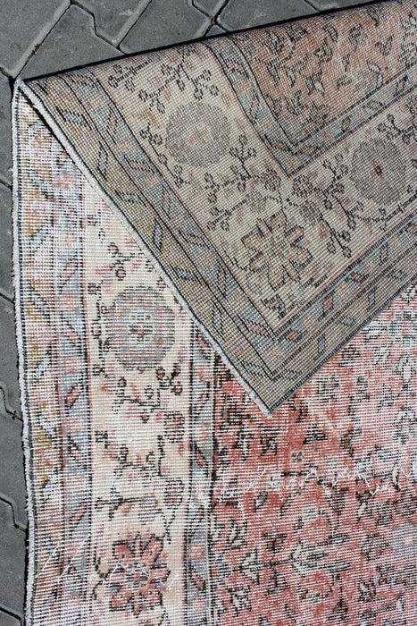 Vintage Hand-Knotted Turkish Rug 207cm x 300cm