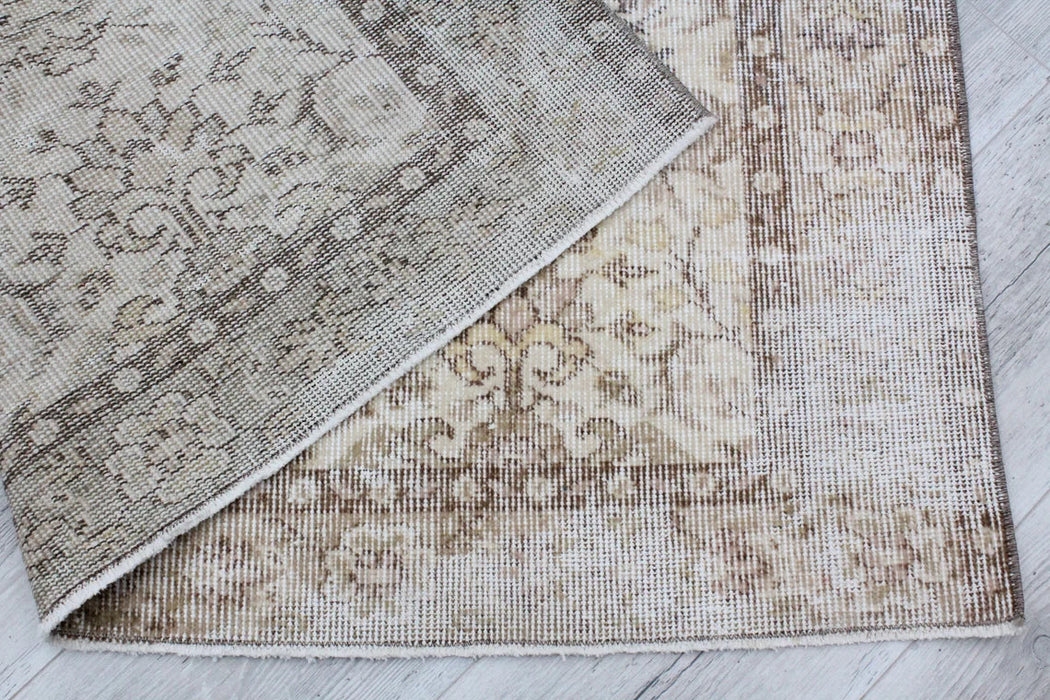 Vintage Hand-Knotted Turkish Rug 208cm x 122cm