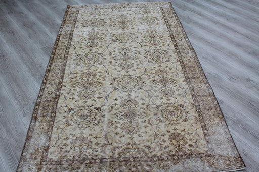 Vintage Hand-Knotted Turkish Rug 208cm x 122cm