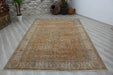 Vintage Hand-Knotted Turkish Rug 212cm x 319cm
