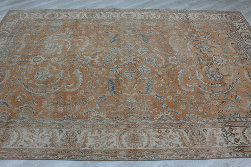 Vintage Hand-Knotted Turkish Rug 212cm x 319cm