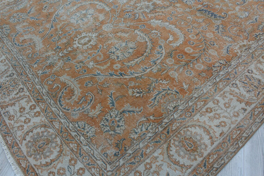 Vintage Hand-Knotted Turkish Rug 212cm x 319cm