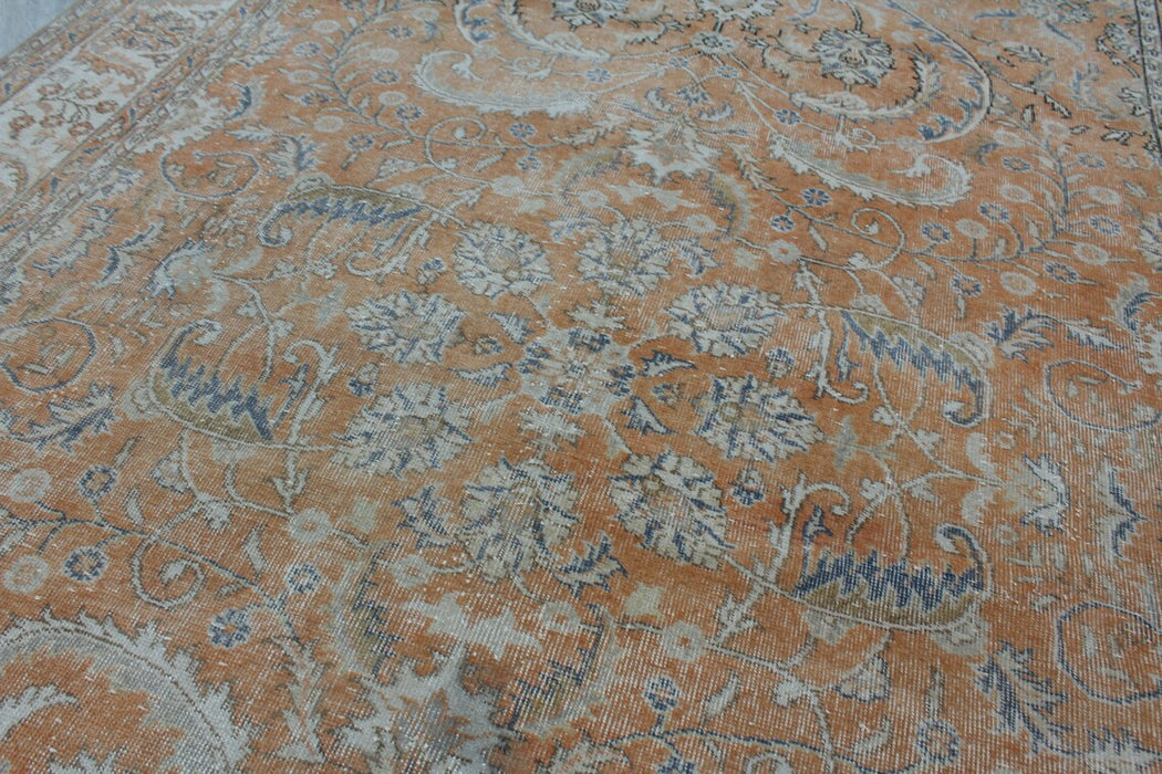Vintage Hand-Knotted Turkish Rug 212cm x 319cm