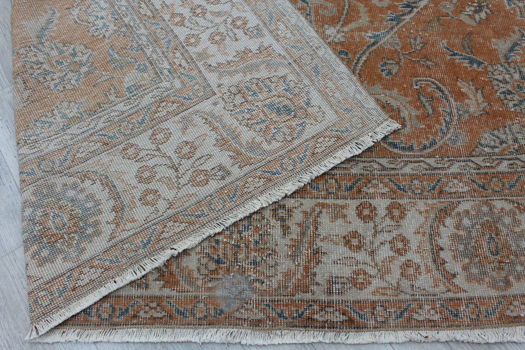 Vintage Hand-Knotted Turkish Rug 212cm x 319cm