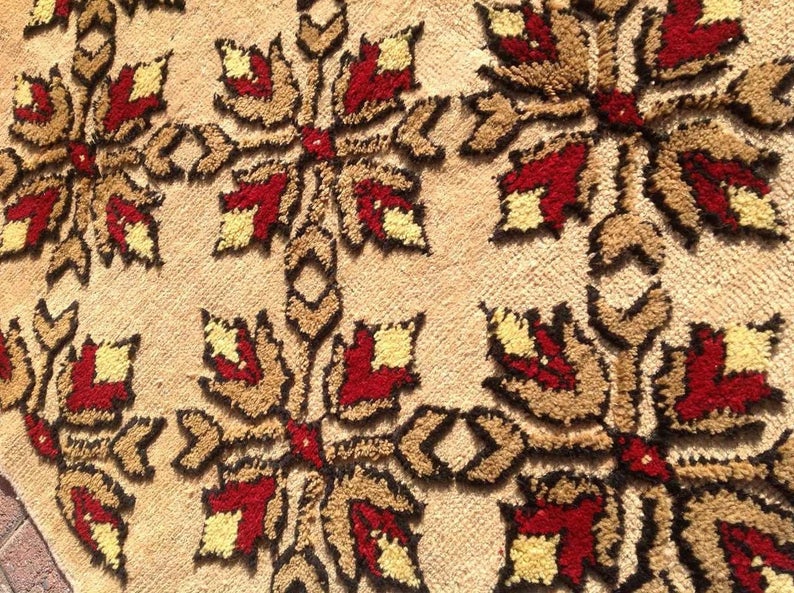 Vintage Hand Knotted Turkish Rug 264cm x 147cm #019