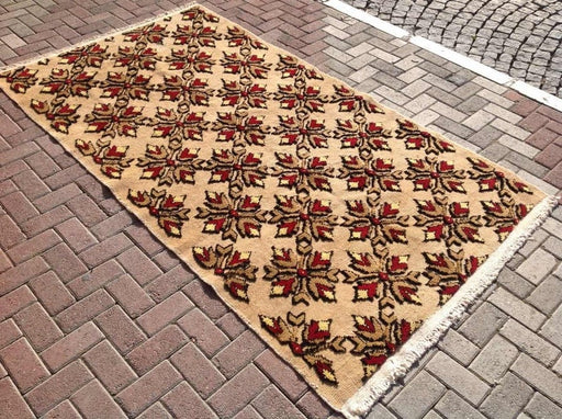 Vintage Hand Knotted Turkish Rug 264cm x 147cm #019
