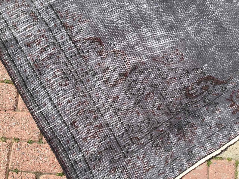 Vintage Hand Knotted Turkish Rug 268cm x 156cm 1960s