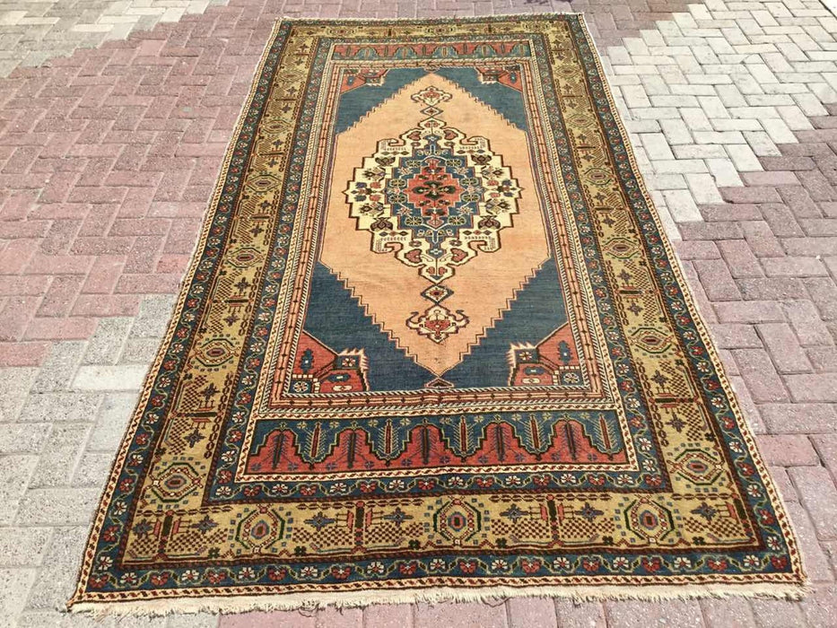 Vintage Hand Knotted Turkish Rug 312cm x 157cm