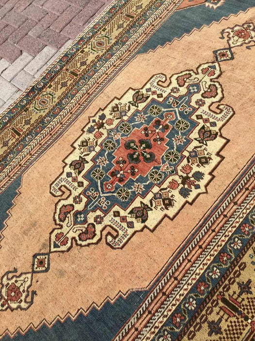 Vintage Hand Knotted Turkish Rug 312cm x 157cm