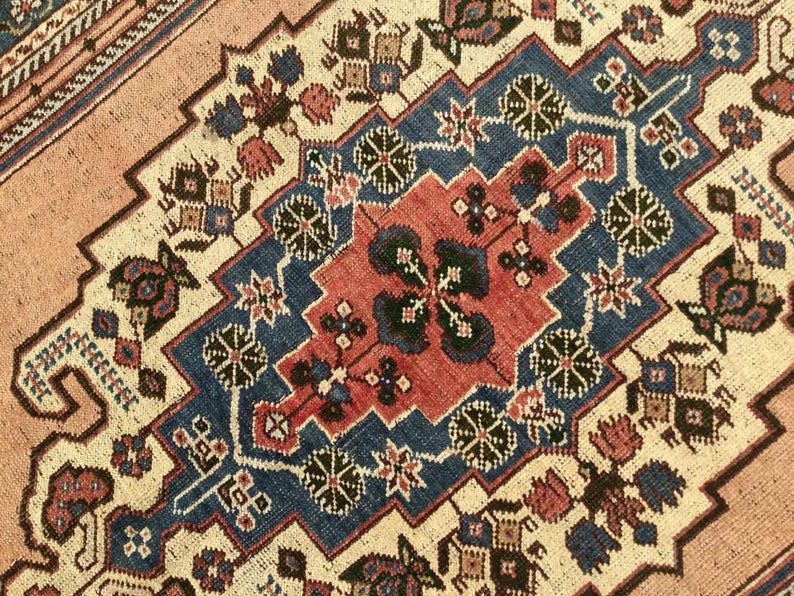 Vintage Hand Knotted Turkish Rug 312cm x 157cm