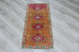 Vintage Hand-Knotted Turkish Rug 45cm x 95cm