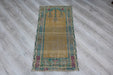 Vintage Hand-Knotted Turkish Rug 50cm x 107cm