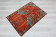 Vintage Hand-Knotted Turkish Rug 76cm x 111cm