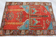 Vintage Hand-Knotted Turkish Rug 76cm x 111cm