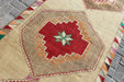 Vintage Hand-Knotted Turkish Runner Rug 116cm x 402cm