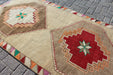 Vintage Hand-Knotted Turkish Runner Rug 116cm x 402cm