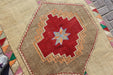 Vintage Hand-Knotted Turkish Runner Rug 116cm x 402cm