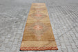 Vintage Hand-Knotted Turkish Runner Rug 375cm x 92cm