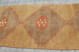 Vintage Hand-Knotted Turkish Runner Rug 375cm x 92cm