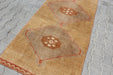 Vintage Hand-Knotted Turkish Runner Rug 375cm x 92cm