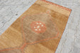 Vintage Hand-Knotted Turkish Runner Rug 375cm x 92cm