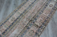 Vintage Hand-Knotted Turkish Runner Rug 75cm x 300cm