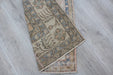 Vintage Hand-Knotted Turkish Runner Rug 75cm x 300cm