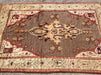 Vintage Hand Knotted Turkish Wool Rug 221cm x 145cm