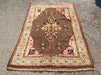 Vintage Hand Knotted Turkish Wool Rug 221cm x 145cm