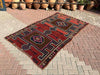 Vintage Hand Knotted Turkish Wool Rug 254 x 149 cm