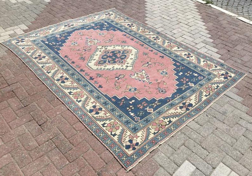 Vintage Hand Knotted Turkish Wool Rug 260cm x 200cm