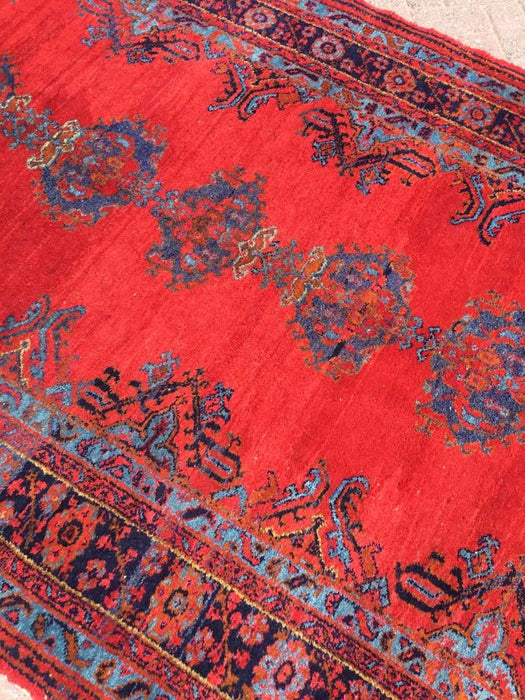 Vintage Hand Knotted Turkish Wool Rug 278cm x 163cm