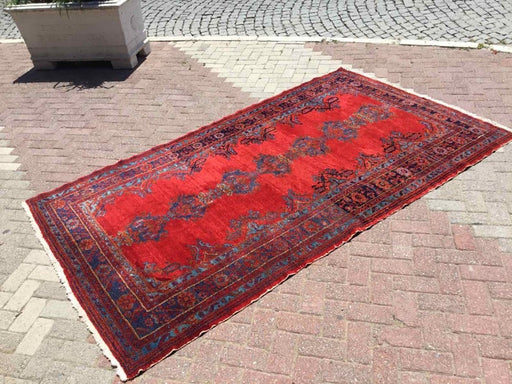 Vintage Hand Knotted Turkish Wool Rug 278cm x 163cm