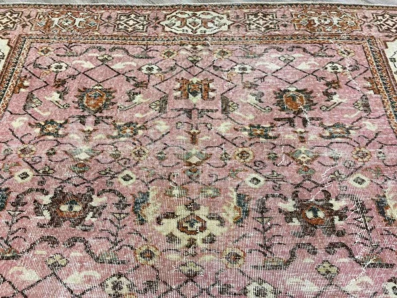 Vintage Hand Knotted Turkish Wool Rug 298cm x 205cm