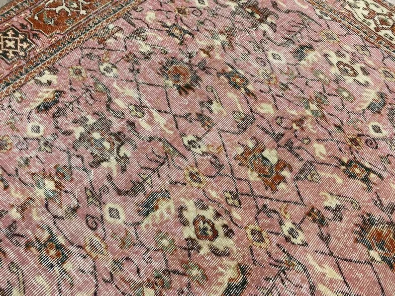 Vintage Hand Knotted Turkish Wool Rug 298cm x 205cm