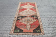 Vintage Hand Knotted Turkish Wool Rug 299cm x 143cm