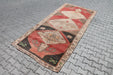Vintage Hand Knotted Turkish Wool Rug 299cm x 143cm