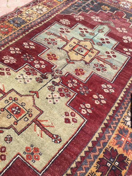 Vintage Hand Knotted Turkish Wool Rug 301cm x 168cm