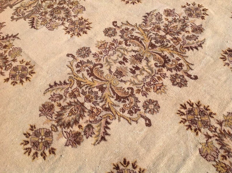 Vintage Hand Knotted Turkish Wool Rug 315cm x 213cm