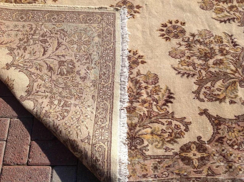 Vintage Hand Knotted Turkish Wool Rug 315cm x 213cm