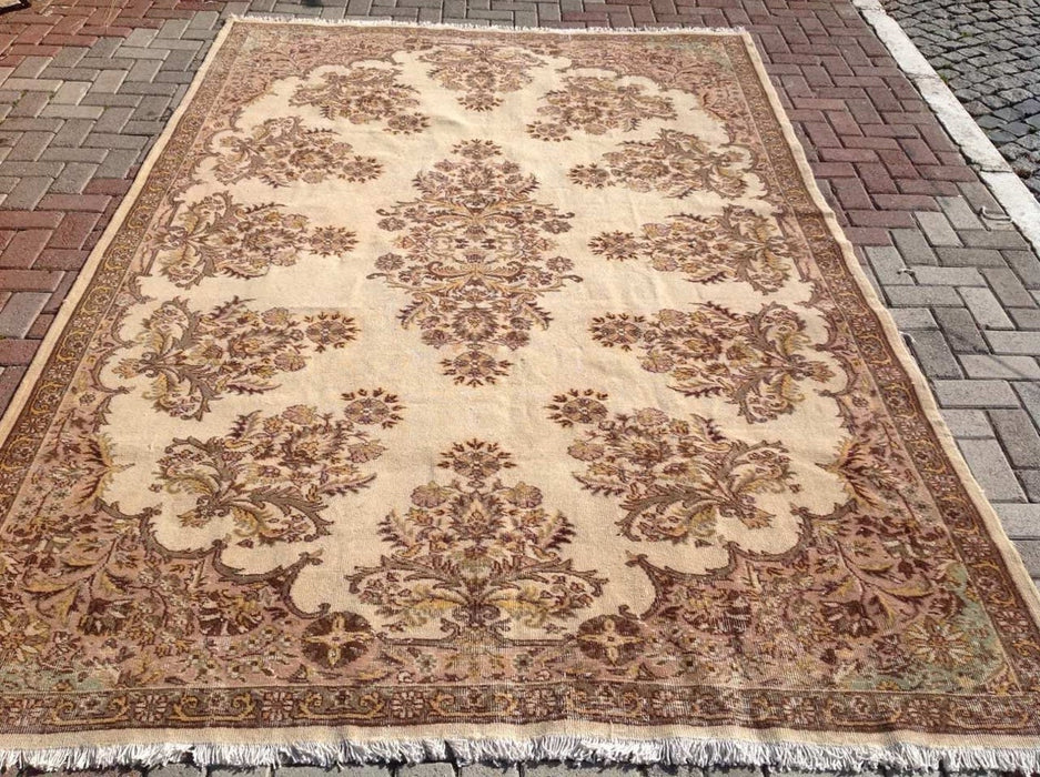 Vintage Hand Knotted Turkish Wool Rug 315cm x 213cm